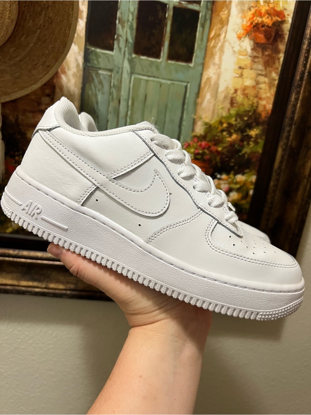 Nike Air Force 1 Low LE Triple White (GS) sneakers